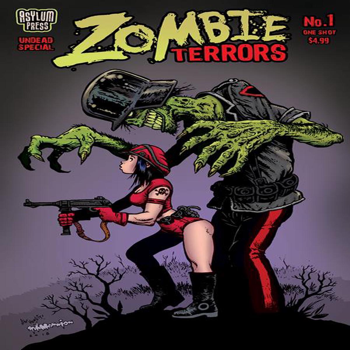 ZOMBIE TERROR #1 UNDEAD SPECIAL (ONE SHOT) CVR B STEVE MANNION VARIANT (MR) 2025