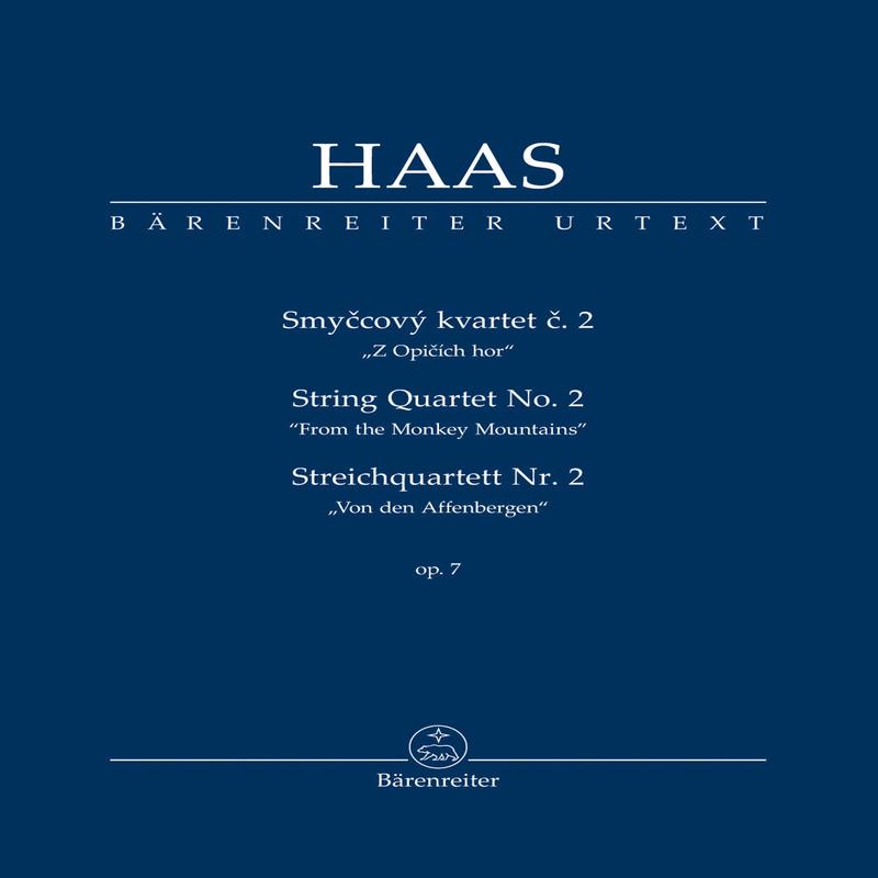 Haas String Quartet no. 2 op. 7 "From the Monkey Mountains"
